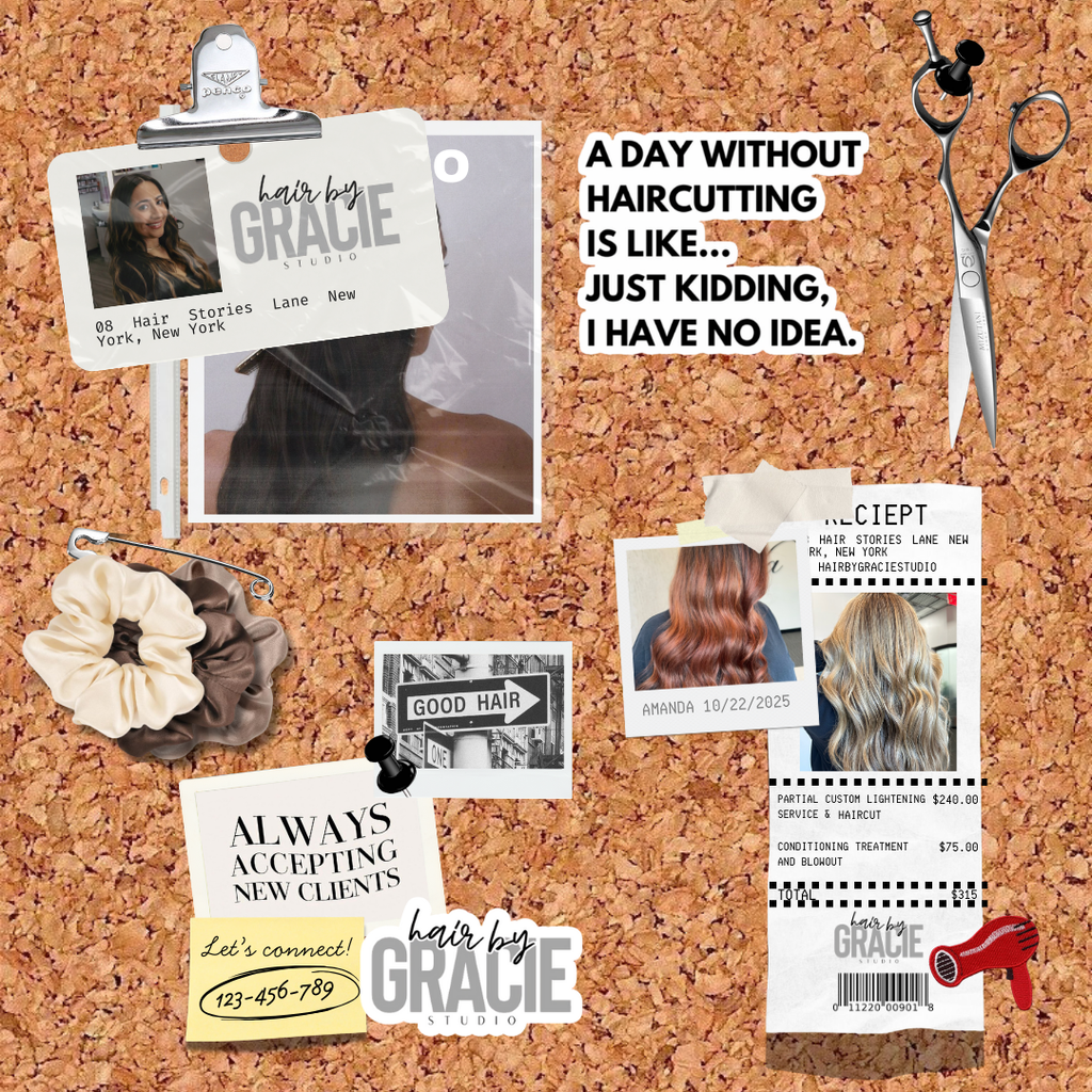 Hairstylist Themed Digital Templates