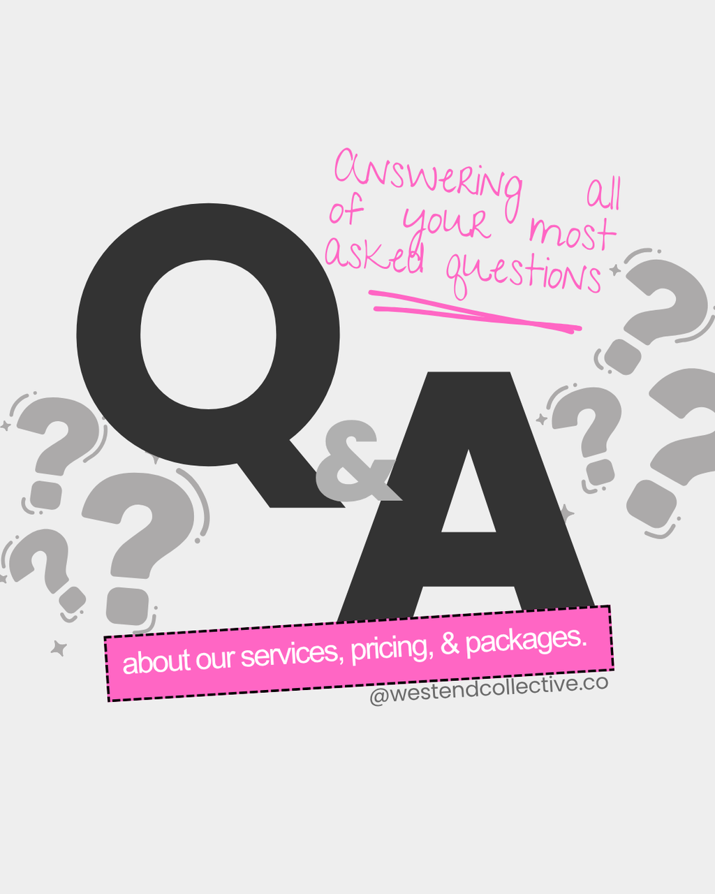 FAQ + Engagement Carousel Templates For Freelancers | Canva