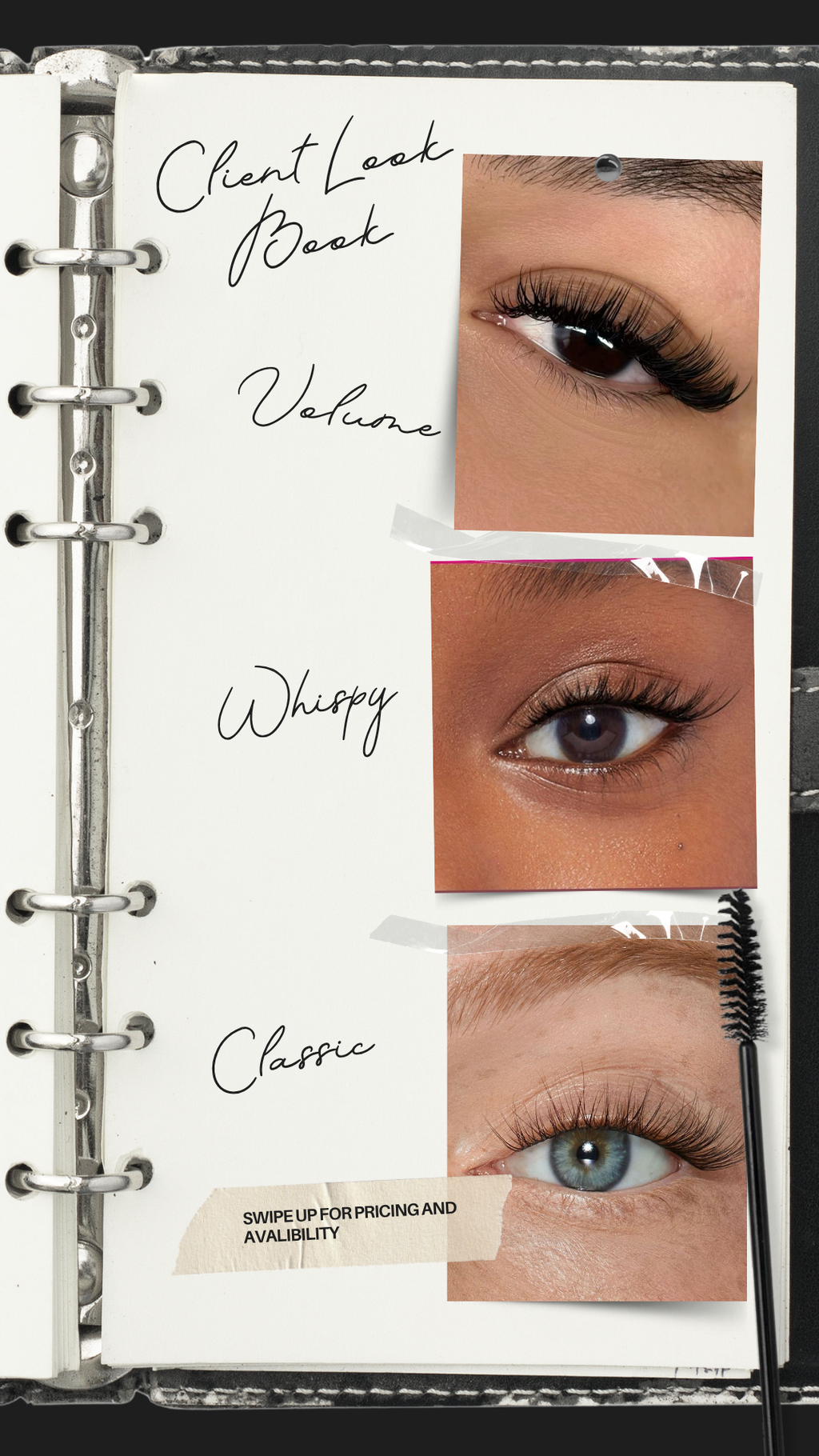 Lash Tech & Beauty Professional Canva Template Bundle | 5 Editable Instagram Templates
