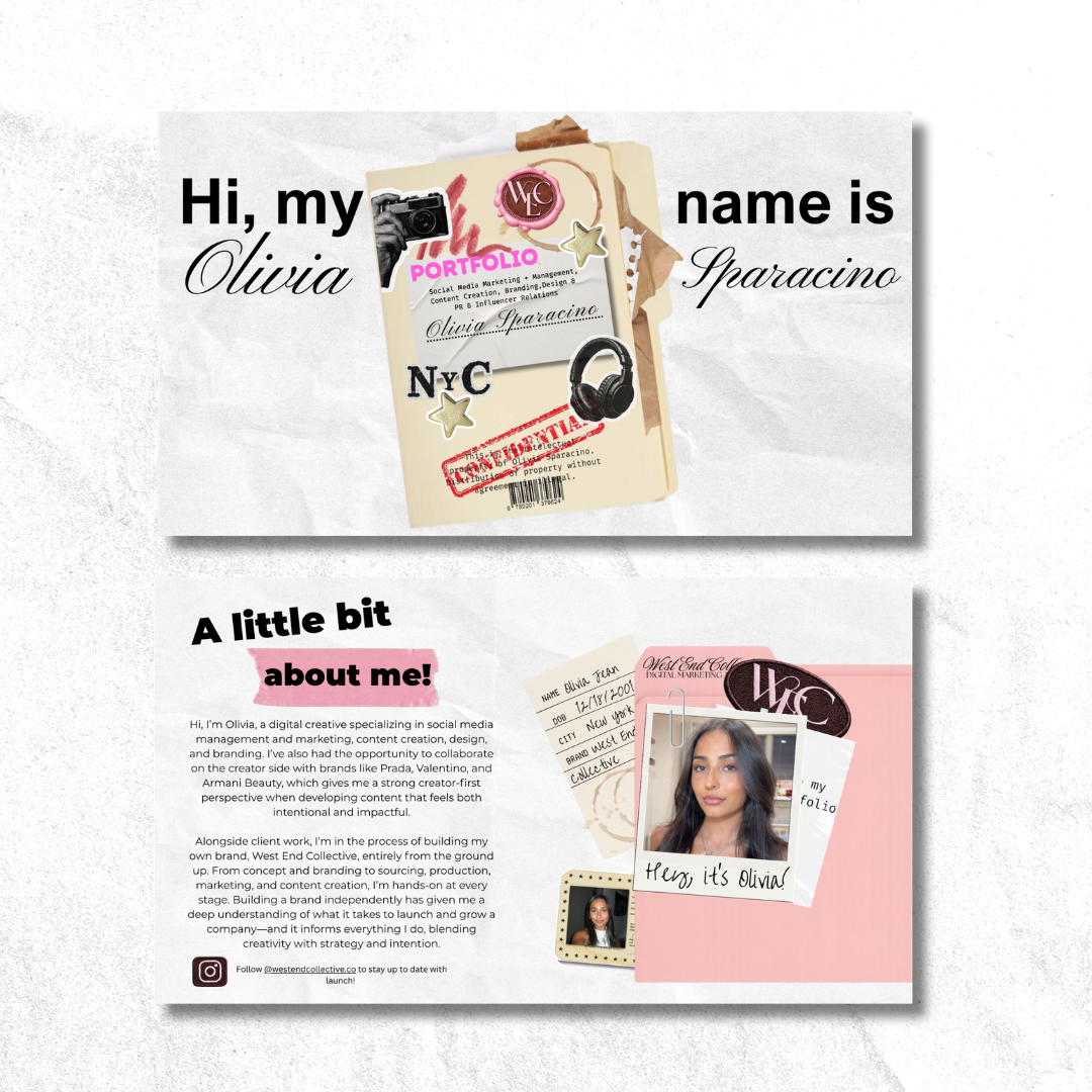 Digital Portfolio Template for Creatives & Freelancers | Canva