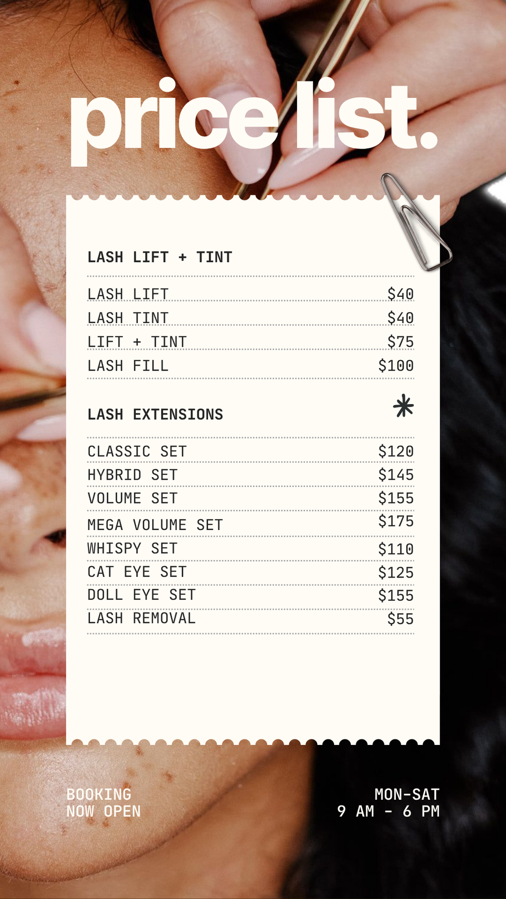Lash Tech & Beauty Professional Canva Template Bundle | 5 Editable Instagram Templates