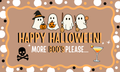 More Boo's Halloween Themed Banner Digital Template