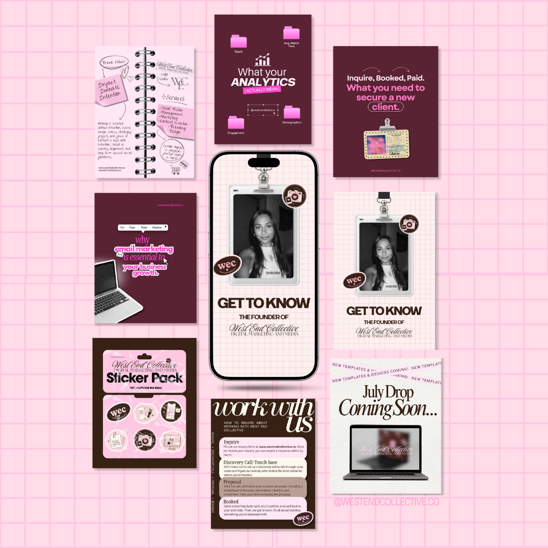 Instagram Brand Kit for Small Business Owners | Canva Template