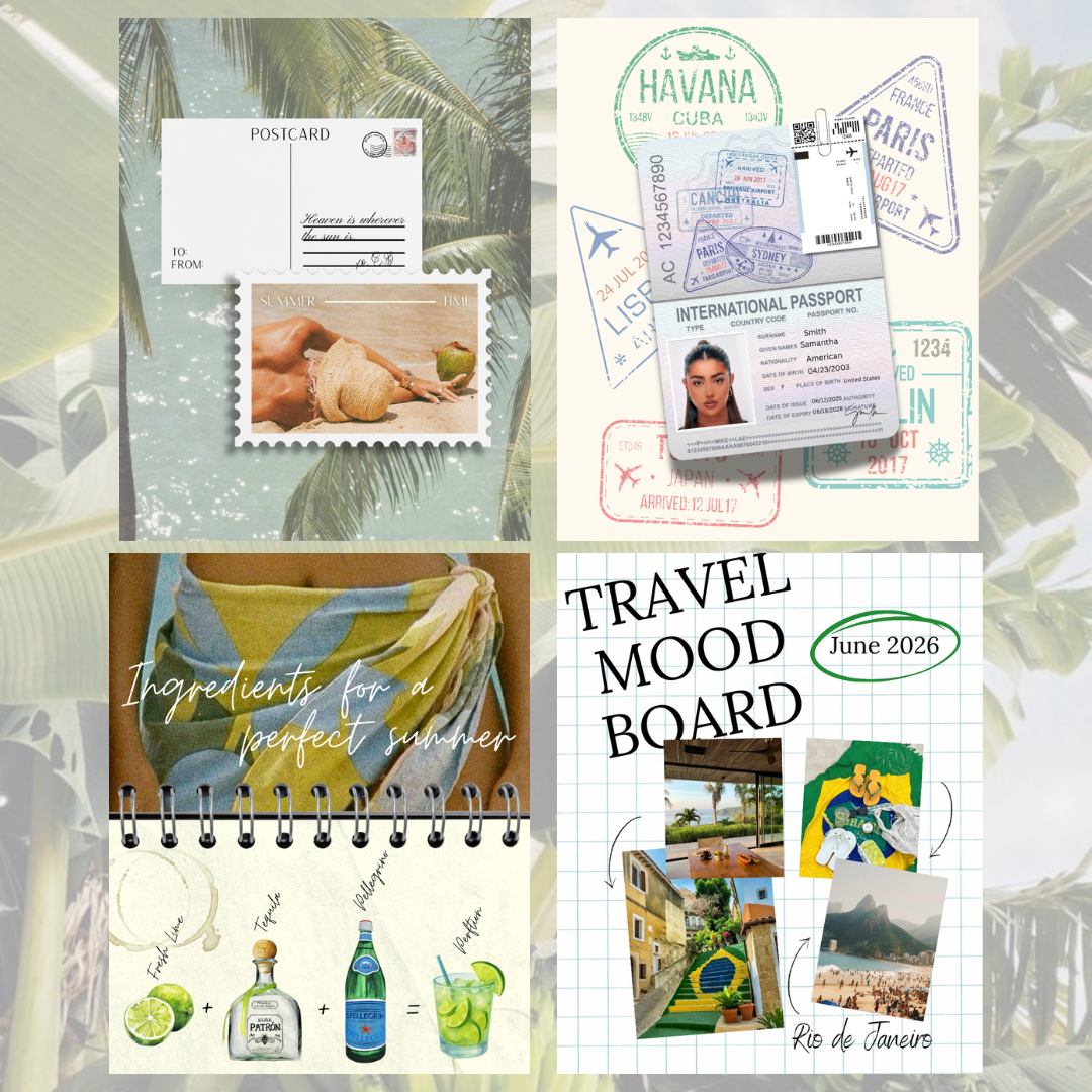 Summer Travel Instagram Digital Templates