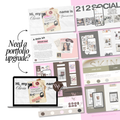 Digital Portfolio Template for Creatives & Freelancers | Canva