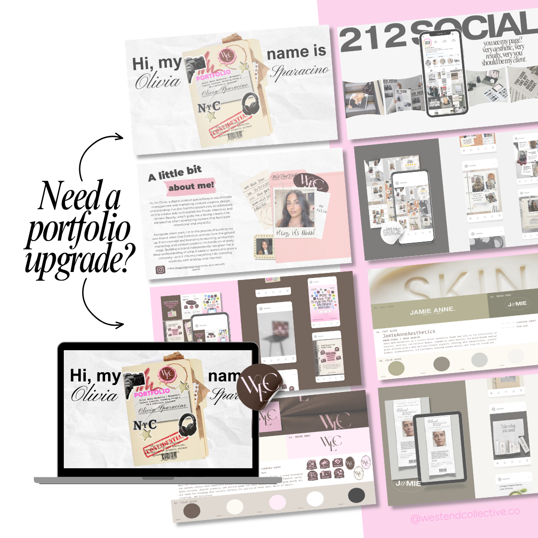Digital Portfolio Template for Creatives & Freelancers | Canva